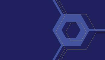 simple and modern dark blue abstract flat banner background vector