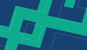 simple and modern blue green abstract flat banner background vector