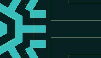 simple and modern turquoise abstract flat banner background vector