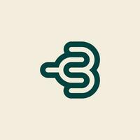 Letter BY or YB logo vector