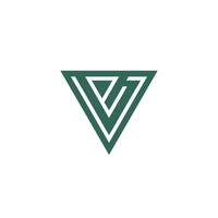 Letter EV or VE logo vector