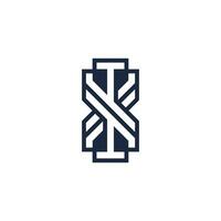 Letter IX or XI logo vector