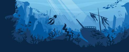 Underwater Blue Illustration vector