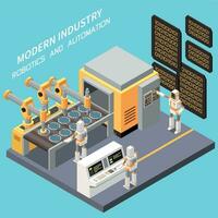 Modern Industry Composition vector