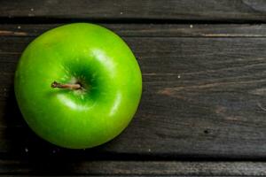 Green fresh Apple. photo