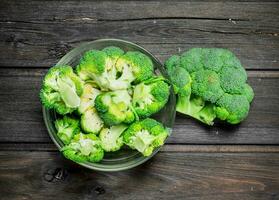Broccoli in a bowl. photo