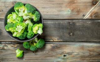 broccoli in a bowl. photo