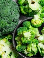 Broccoli in a bowl. photo