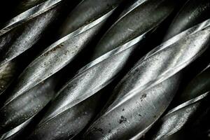 A bunch of drill bits. photo