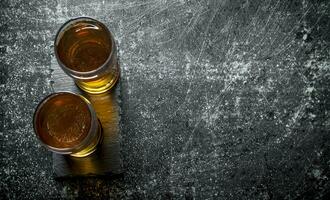 Two glasses of beer. photo