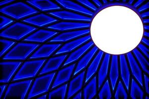 abstract background with rosette and lines highlighted in blue photo