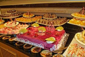 food served in the hotel's elegant all inclusive self-service restaurant photo