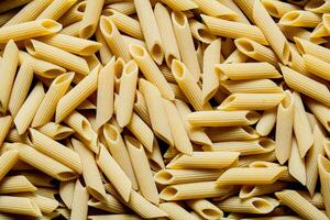 Pasta background. Dry pasta. photo