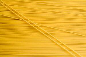 Dry pasta spaghetti. photo