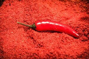 Ground red pepper . photo