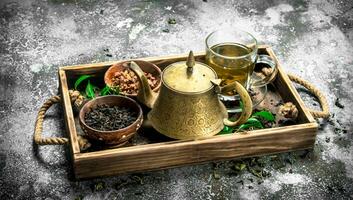 Fragrant Chinese tea. photo