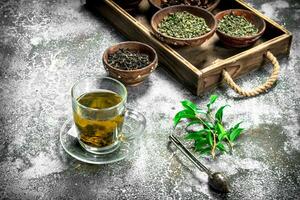 Fragrant Chinese tea. photo