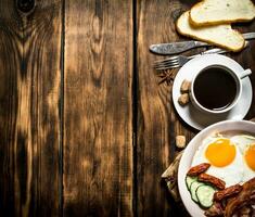 fresh Breakfast. Cup of coffee photo