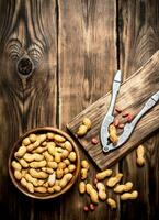 Peanuts in a bowl photo