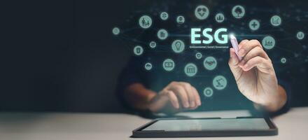 Understanding ESG, Exploring Environmental, Social, and Governance Concepts. photo