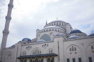 Turkey istanbul 12 january 2023. Camlica Mosque largest mosque in Asia photo