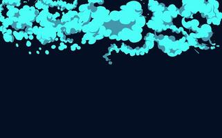 Smoke explosion animation of an explosion with comic flying clouds. Set of isolated vector illustrations to create an explosion effect. The effect of smoke movement, sparkle and dynamic boom.