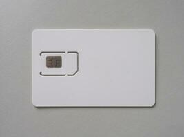 blank sim card photo