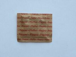 individual pepper sachet photo