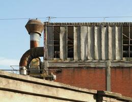 abandoned factory ruins photo