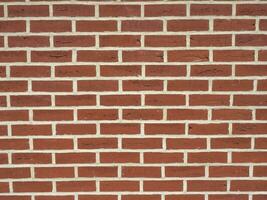 industrial style red brick wall texture background photo