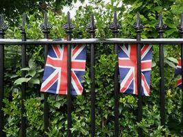 bandera union jack del reino unido foto