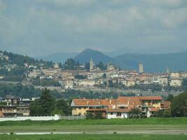 ciudad alta en bérgamo foto