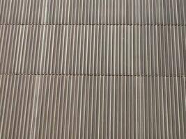 industrial style grey corrugated steel texture background photo