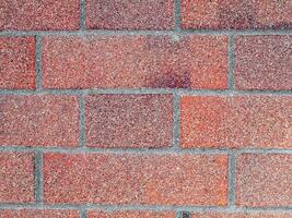 industrial style red brick wall background photo