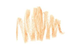 Lipstick stroke isolated on white background. - Image photo