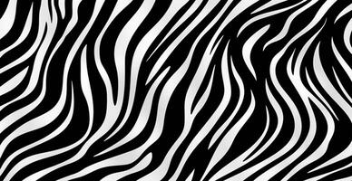 Background striped black and white zebra, panoramic web background - AI generated image photo