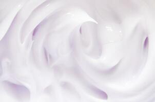 Smears and texture of face cream. - Image photo