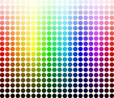 Color palette harmony. Colors shades and lights. Vector template.