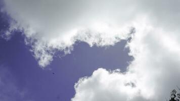 Clouds in the blue sky background.Sky clouds.Sky with clouds weather nature cloud blue. Blue sky with clouds and sun. photo