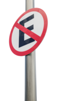 No parking sign. 3d render png