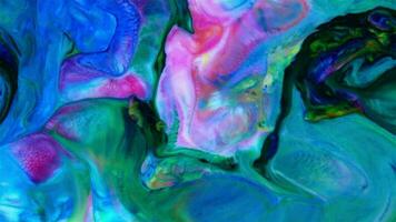 abstract kleurrijk omkeren verf exploderend verspreidt en structuur video