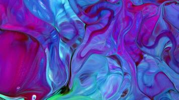 Abstract Colorful Invert Paint Exploding Spreads And Texture video