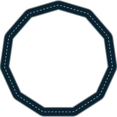 road round frame border