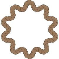multi star frame rope vector