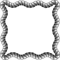 rope Squiggle frame vector