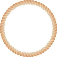 rope round frame border vector