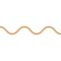 rope wavy line vector