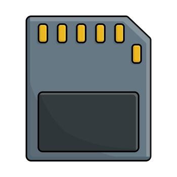 memory symbol stock vector illustration design element.