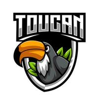 Toucan mascot logo design vector with modern illustration concept