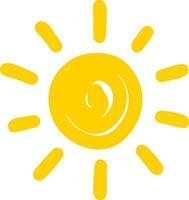 Sun yellow illustration vector